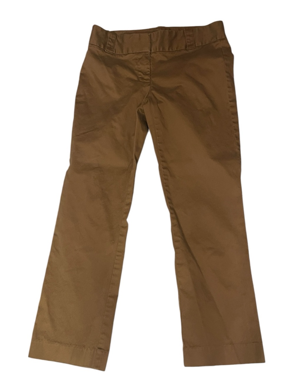 J. Crew Brown Straight-Leg Pants